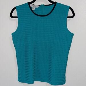 MING WANG Teal Shell Size M